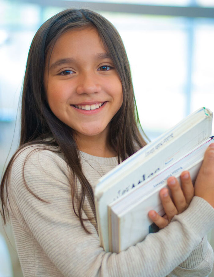 Grace at the library