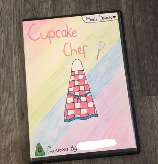 Cupcake art piece