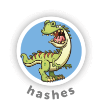 Bitsbox Level 12 teaches hashes.